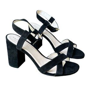 Cole Haan Black Suede Heels